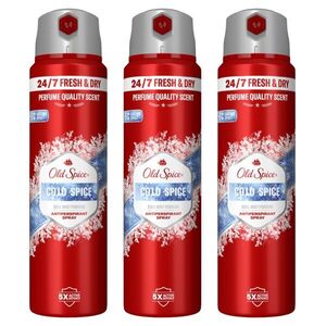 Old Spice Cold Spice Férfi Izzadásgátló Spray 3x150ml kép