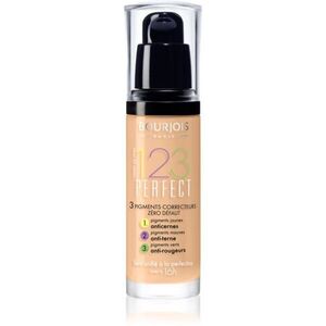 Bourjois 123 Perfect folyékony make-up a tökéletes küllemért árnyalat 55 Beige Fonce SPF 10 30 ml kép