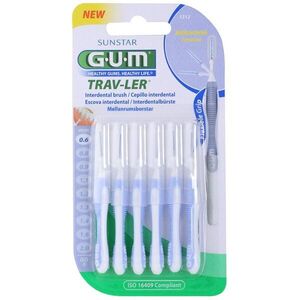 G.U.M Trav-Ler Interdental fogköztisztító kefék 0, 6 mm 6 db kép