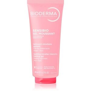 Bioderma Sensibio Gel Moussant gyengéd nyugtató tisztító és arclemosó gél 200 ml kép