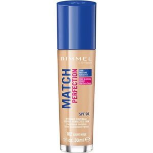 Rimmel Match Perfection folyékony make-up SPF 20 árnyalat 102 Light Nude 30 ml kép