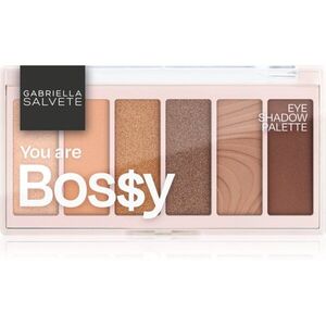 Gabriella Salvete Eyeshadow 6 Shades Palette szemhéjfesték paletta árnyalat You are Bos$y 12 g kép