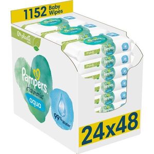 Pampers Harmonie Aqua nedves törlőkendő gyerekeknek 24x48 db kép