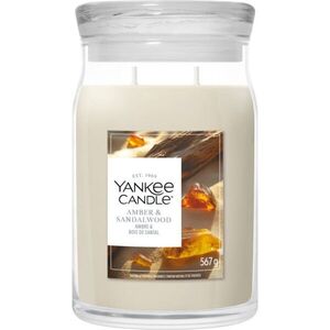 Yankee Candle Amber & Sandalwood illatgyertya 567 g kép