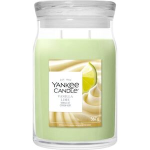 Yankee Candle Vanilla Lime illatgyertya Signature 567 g kép