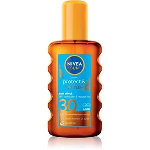 NIVEA SUN Protect & Bronze száraz olaj napozáshoz SPF 30 200 ml kép