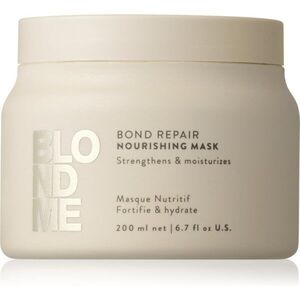 Schwarzkopf Professional Blondme Bond Repair Nourishing Mask intenzíven tápláló maszk 200 ml kép