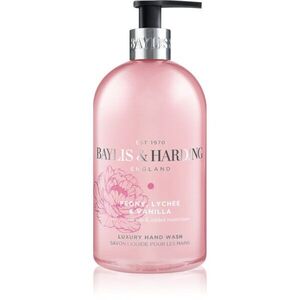 Baylis & Harding Peony, Lychee & Vanilla folyékony szappan hidratáló hatással 500 ml kép