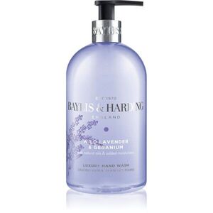 Baylis & Harding Wild Lavender & Geranium folyékony szappan hidratáló hatással 500 ml kép