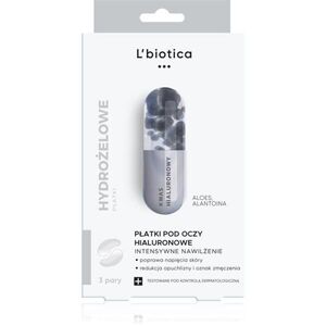 L’biotica Eye Patches Hyaluronic intenzív hidratáló maszk a szem köré 3x2 db kép