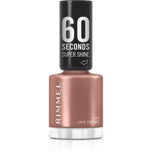 Rimmel 60 Seconds Super Shine körömlakk árnyalat 111 Café Creme 8 ml kép