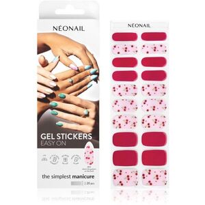 NEONAIL Easy On Gel Stickers körömmatrica UV-/LED-lámpa használatával árnyalat M15 20 db kép