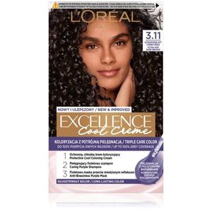 L’Oréal Paris Excellence Cool Creme hajfesték árnyalat 3.11 Ultra Ash Dark Brown 1 db kép