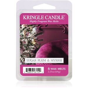Kringle Candle Sugar Plum & Myrrh Wax Pot illatgyertya 64 g kép
