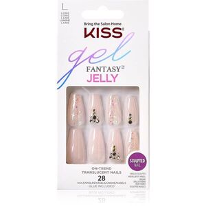 KISS Gel Fantasy Jelly műköröm Jelly Juice 28 db kép