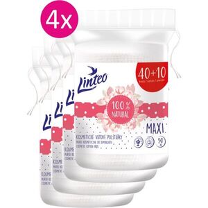 Linteo Natural Cotton Pads sminklemosó vattakorong 40 + 10ks x 4 kép