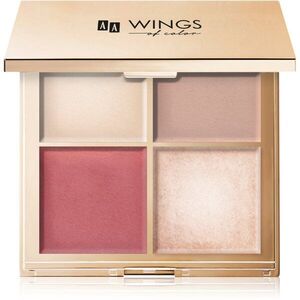 AA Wings of Color Star Secrets Gold Contour Palette Púderes highlight és kontúr paletta 5 g kép