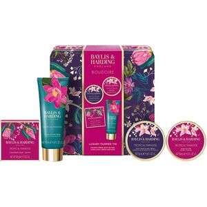 Baylis & Harding Boudoire Tropical Paradise ajándékszett pléh doboz kép