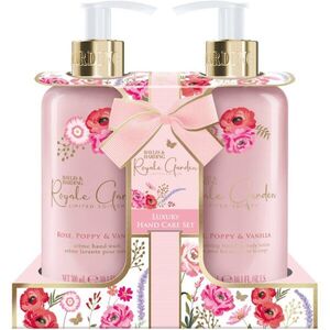 Baylis & Harding Royale Garden Rose, Poppy & Vanilla ajándékszett kézre kép