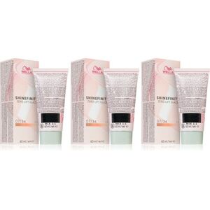 Wella Professionals Shinefinity Zero Lift Glaze tartós hajszínező takarékos kiszerelés árnyalat 07/34 - Paprika Spice kép
