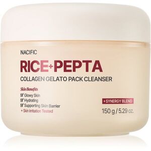 Nacific Rice + Pepta Collagen Gelato Pack Cleanser hidratáló tisztító gél a bőrgát erősítésére 150 g kép