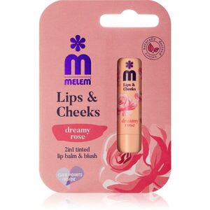 Melem Lips&Cheeks Dreamy Rose tonizáló balzsam ajakra és arcra 4.5 g kép