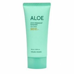 Holika Holika Aloe napozó krém CICA Waterproof Sunscreen SPF 50+/PA++++ 100 ml kép