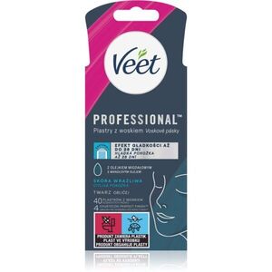 Veet Professional szőrtelenítő viasz csík az érzékeny arcbőrre 40 db kép