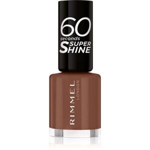 Rimmel 60 Seconds Super Shine körömlakk árnyalat 140 Chocolate Eclipse 8 ml kép
