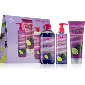 Dermacol Aroma Moment Grape & Lime ajándékszett fürdőbe kép
