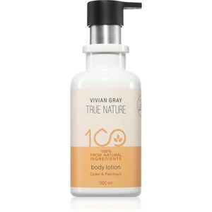 Vivian Gray True Nature Cedar & Patchouli tápláló testápoló krém 300 ml kép