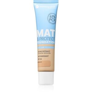 Bell HYPOallergenic Mat & Protect tartós matt alapozó SPF 25 árnyalat 04 Peach 30 g kép