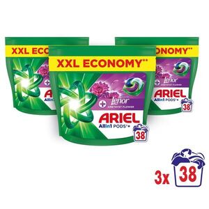 Ariel Allin1 Pods+ + Touch of Lenor Amethyst Flower Mosókapszula... kép