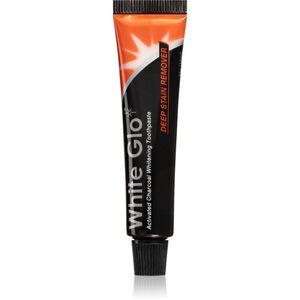 White Glo Charcoal fogfehérítő fogkrém faszénnel utazásra 24 g kép