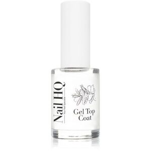 Nail HQ Gel Top Coat fedő körömlakk UV/LED-lámpa használata nélkül 10 ml kép