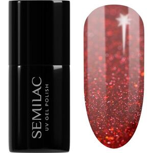 Semilac UV Hybrid Winter Collection gél körömlakk UV / LED-es lámpákhoz árnyalat 609 Snow Berries 7 ml kép