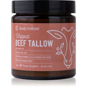 Body Restore Whipped Beef Tallow Balm Orange Grapefruit tápláló testkrém parfümmentes 71 g kép
