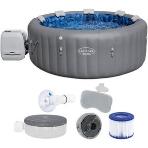 Lay-Z-Spa Santorini EnergySense HydroJet Pro 216x80 cm (6001T) kép