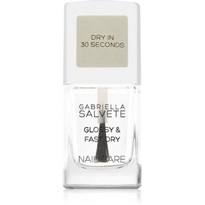 Gabriella Salvete Nail Care Glossy & Fast Dry gyorsan száradó fedőlakk körmökre 11 ml kép