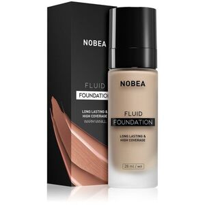 NOBEA Day-to-Day Fluid Foundation tartós alapozó árnyalat 04 Warm vanilla 28 ml kép