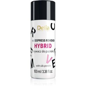 Delia Cosmetics Nail Express HYBRID körömlakklemosó 100 ml kép