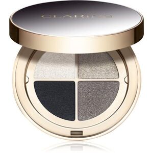 Clarins Ombre 4 Colour Eye Palette szemhéjfesték paletta a hosszan tartó hatásért árnyalat 09 - Onyx Gradation 4.2 g kép