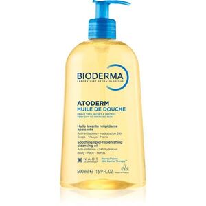 Bioderma Atoderm Shower Oil magasan tápláló és nyugtató tusfürdő olaj a száraz és érzékeny bőrre 500 ml kép