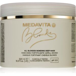 Medavita Blondie All Blondes Bonding Deep Mask erősítő maszk festett hajra 500 ml kép