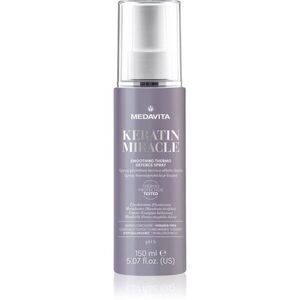 Medavita Keratin Miracle Smoothing Thermo Defence Spray hővédő spray hajsütővassal és hajvasalóval kezelt hajra hajra 150 ml kép