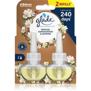 GLADE Sensual Sandalwood & Jasmine parfümolaj elektromos diffúzorba duo 2x20 ml kép