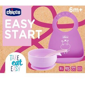 Chicco Easy Start 6m+ etetőszett gyermekeknek Pink kép
