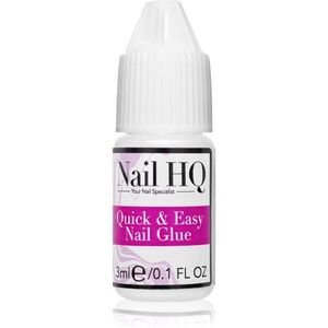 Nail HQ Quick & Easy Nail Glue köröm ragasztó 3 ml kép
