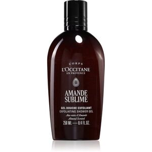 L’Occitane Amande Sublime Exfoliating Shower Gel hámlasztó tusfürdő gél 250 ml kép