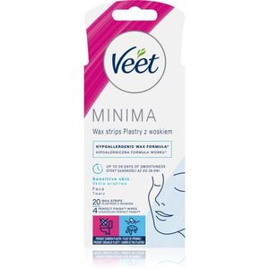 Veet Minima Hypoallergenic szőrtelenítő gyantacsík az arcra 20 db kép